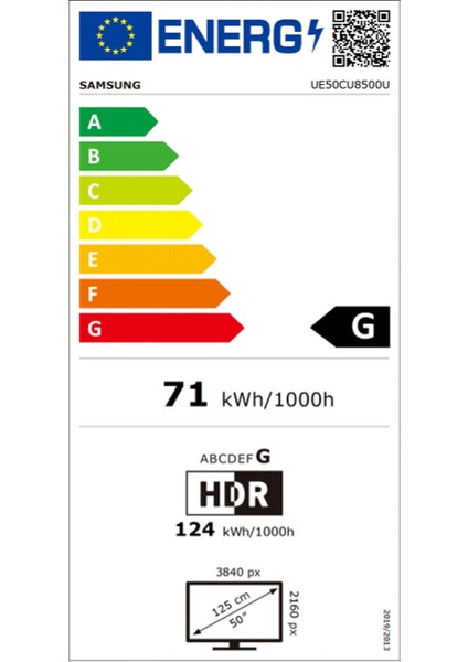 50CU8500 50" 127 Ekran Dahili Uydu Alıcılı 4K Ultra HD Smart LED TV