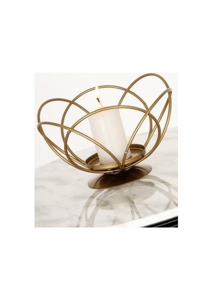 Aqua Eskitme Metal Tek Mum Gözlü Rustik Dekoratif Masa Üstü Mumluk – Şık ve Dayanıklı Tasarım modelleri