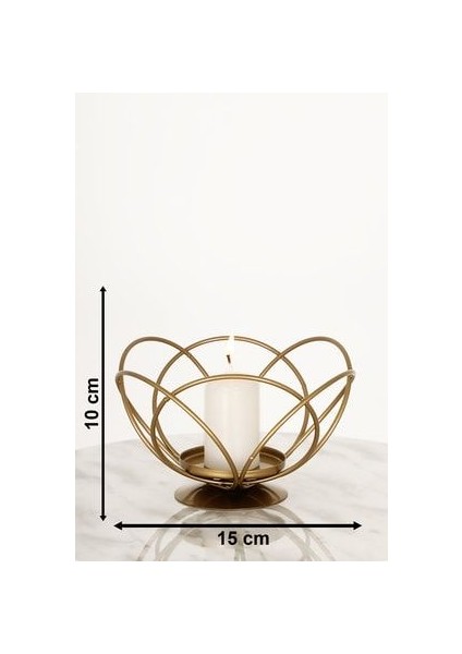 Aqua Eskitme Metal Tek Mum Gözlü Rustik Dekoratif Masa Üstü Mumluk – Şık ve Dayanıklı Tasarım fırsatları