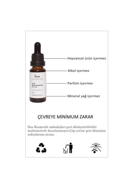 Niacinamide %10 Serum 20 ml Yağlı Ciltler için Sıkılaştırıcı ve Leke Önleyici indirimleri