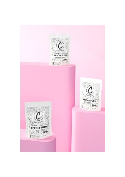 Epsom Tuzu Magnezyum Sülfat ile Kas ve Eklem Ağrılarına İyi Gelen 200 gr fırsatları