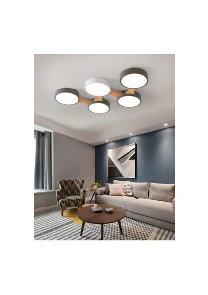 Minimalist Modern LED 5’li Avize