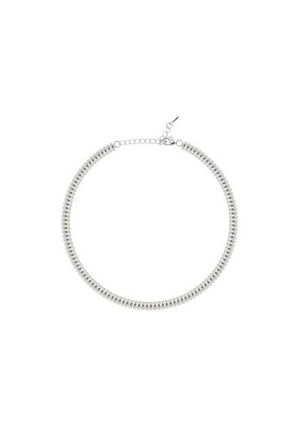 Merano Design 5mm Beyaz Baget Choker