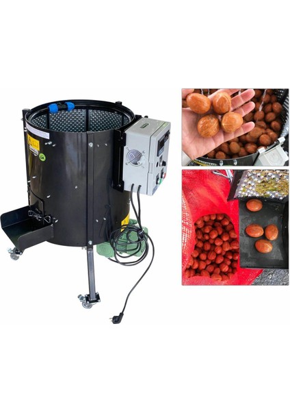 CKS80D Devir Ayarlı Rendeli Ceviz Soyma Makinesi 90 Litre