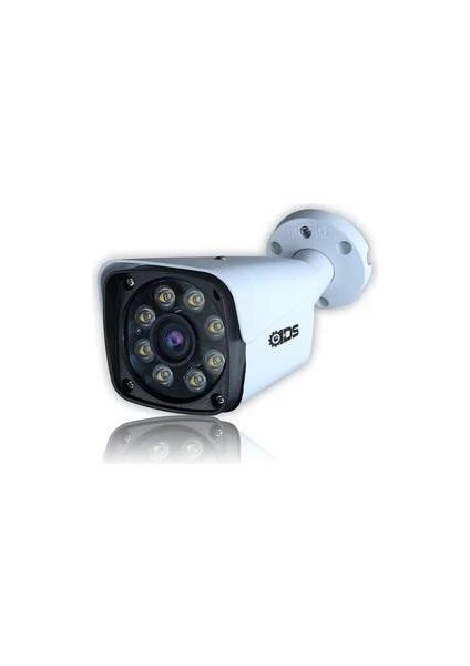 Gece Renkli 5MP Lens 1080P Full HD Ahd Güvenlik Kamerası - 8xultra LED - Metal Kasa