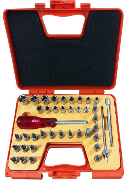 007-RC4513 1/4 Lokmalı Bits Uç Seti 40 Parça