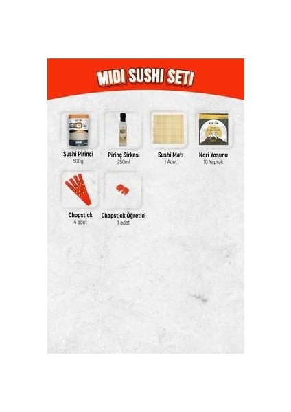 Midi Sushi Set / Suşi Seti fiyatları