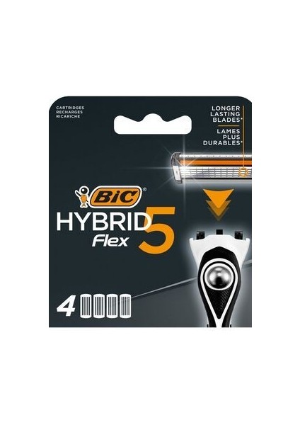 Flex 5 Hybrid Yedek Bıçak 4'Lü