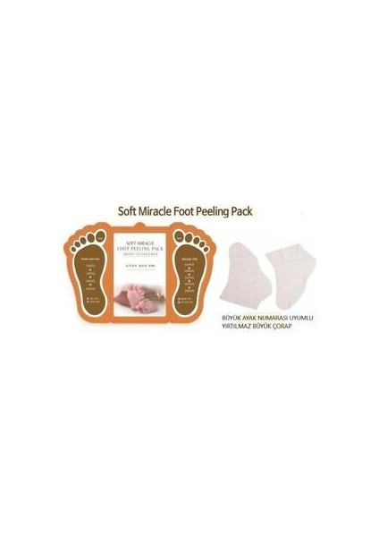Ayak Soyucu Çorap Ölü Derileri Soyan Ayak Çorabı Peeling Maskesi Mjkoreanayakmaskesi