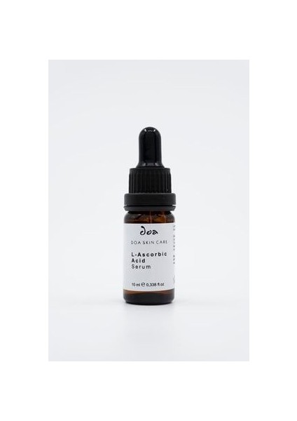 L-Ascorbic Acid Serum 10 ml C Vitamini ile Karma Ciltler için Aydınlatıcı Etki