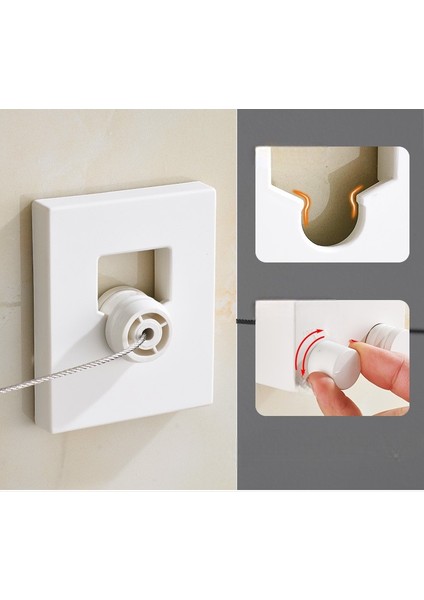 304 Paslanmaz Çelik Örgülü Görünmez Çamaşır Ipi 4.2 M (Yurt Dışından) modelleri