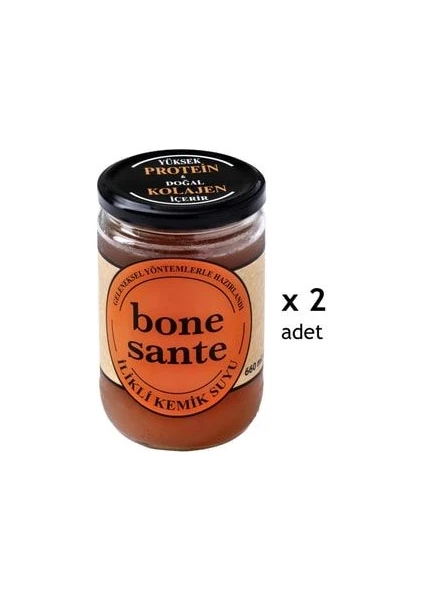 Bone Sante Ilikli Kemık Suyu 660 ml x 2