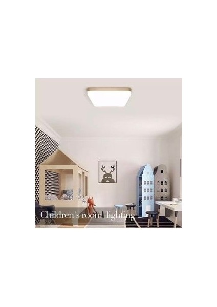 Lux Home Büyük Boy 24W Modern Tavana Sıfır Kare Plafonyer LED Avize Panel Light 6500K Cold White