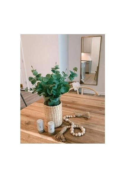 Yapay Çiçek Okaliptus Tek Dal 25CM Yeşil Aradal Garnitür Eucalyptus