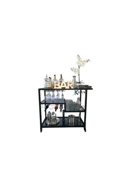 Harpy Lüks Servis Arabası & Dresuar(Füme Camlı) fiyatları