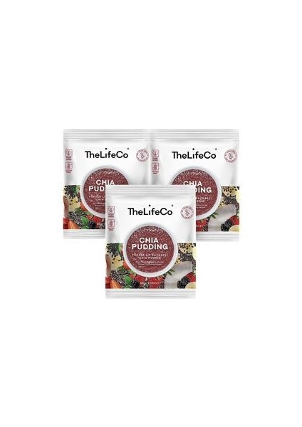 Thelifeco Chia Pudding 57 Gr (Glutensiz, Vegan) X 3 Adet