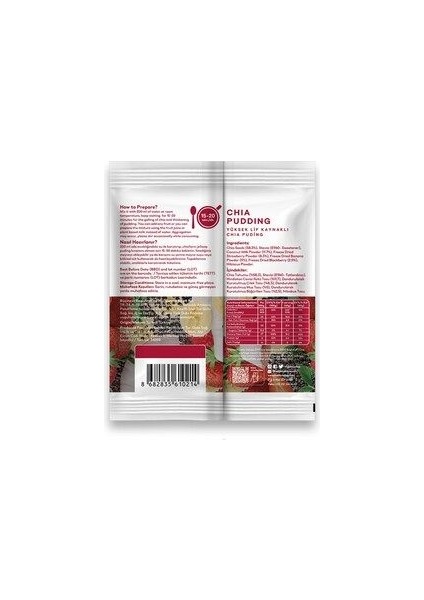 Thelifeco Chia Pudding 57 Gr (Glutensiz, Vegan) X 3 Adet