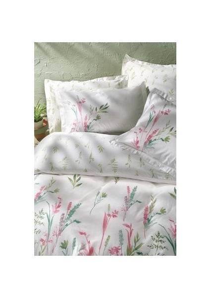 Bedding Hana Çift Kişilik Ranforce Nevresim Seti - Pembe