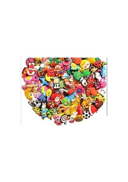 Jibbitz Crocs Terlik Süsü Jibbitz Charm 5 Adet Karışık Modeller