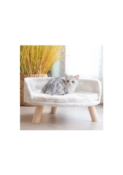 Kedi Koltuğu Welsoft Kumaşla Tasarlandı 35 Cm En 30 Cm Yükseklik Kolay Temizlik