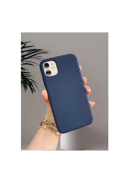 Meri Case Apple iPhone 11 Uyumlu Logolu Içi Kadife Lansman Kılıf Arka Kapak