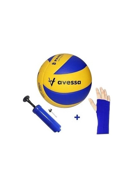 VL-400 Voleybol Topu El Pompası ve Parmak Geçmeli Voleybol Kolluğu