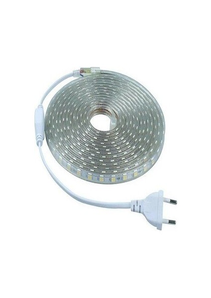 Şerit LED Hortum 3 Çip Dış Mekan Smd LED Beyaz Işık 3 Metre