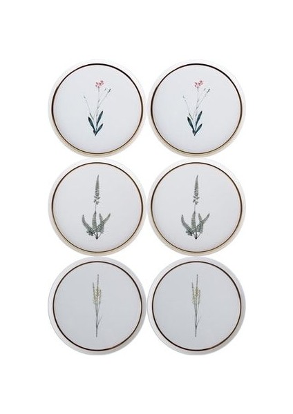 Botanical Karma 6 Kişilik Pasta Takımı 21 cm