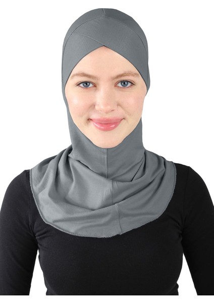 Çapraz Hijab - St 232 Antrasit