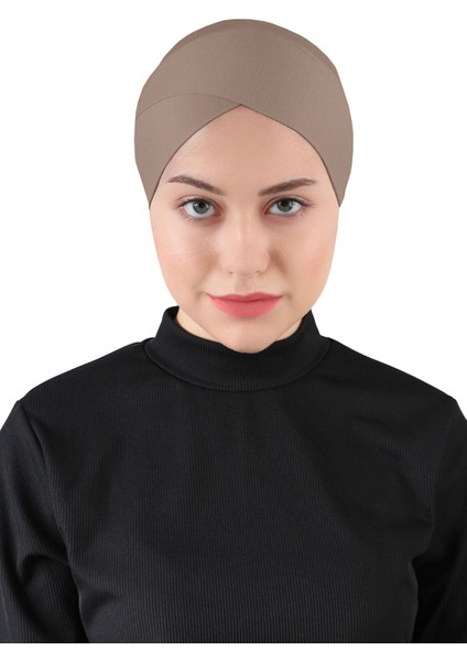 Çapraz Hijab - St 233 Koyu Vizon