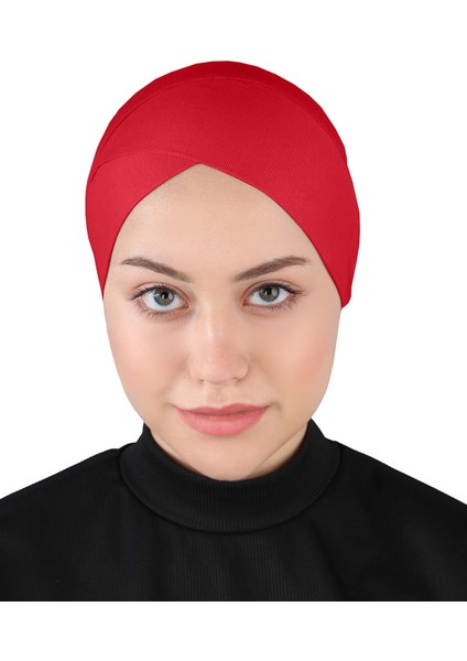 Pratik Çapraz Bone - St 264 Kırmızı