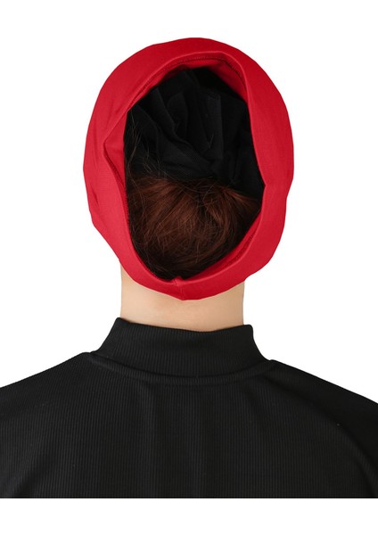 Pratik Çapraz Bone - St 264 Kırmızı modelleri