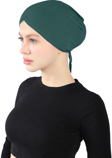 Pileli Geçme Bone - St 256 Zümrüt
