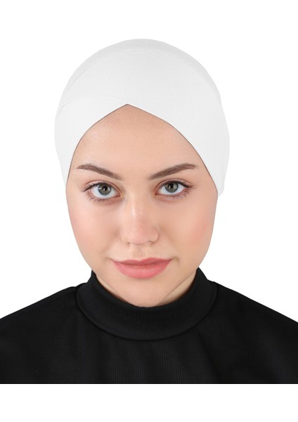 Pratik Çapraz Bone - St 264 Beyaz