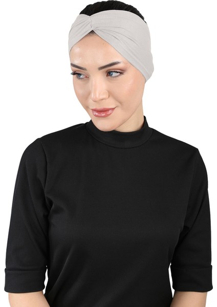 Bandana Çapraz Bone - St 055 Açık Gri fiyatları
