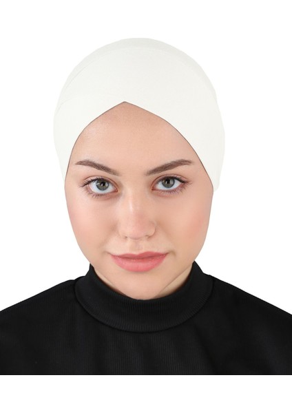 Pratik Çapraz Bone - St 264 Krem