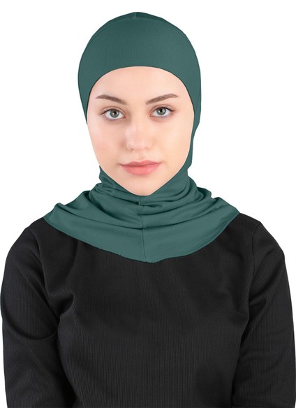 Büyük Hijab Bone - St 224 Zümrüt