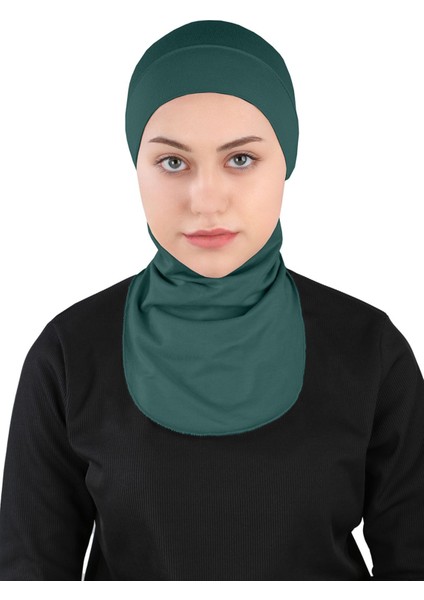 Büyük Hijab Bone - St 224 Zümrüt modelleri