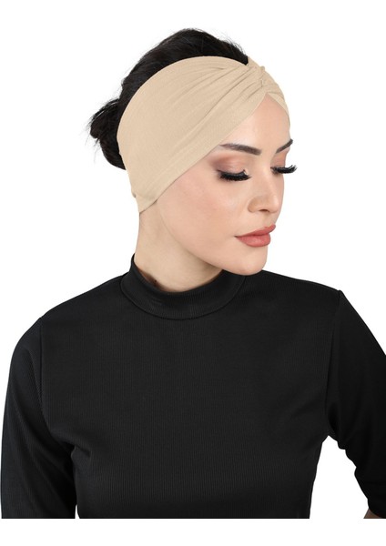 Bandana Çapraz Bone - St 055 Bej