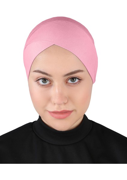 Pratik Çapraz Bone - St 264 Gül Kurusu