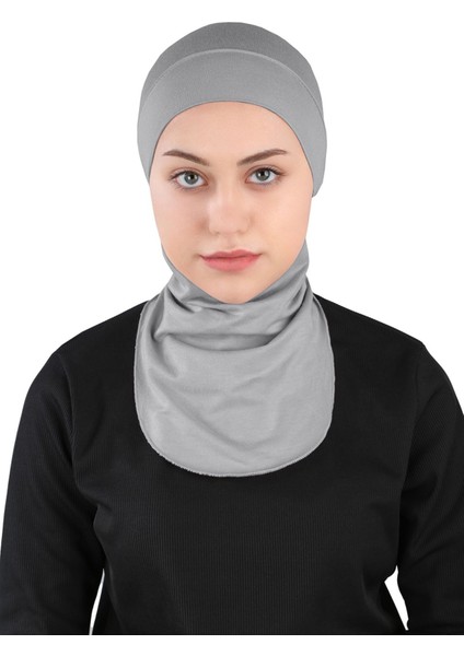 Küçük Hijab Bone - St 225 Koyu Gri