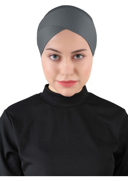 Çapraz Hijab - St 233 Antrasit