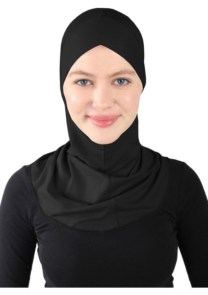 Çapraz Hijab - St 232 Siyah