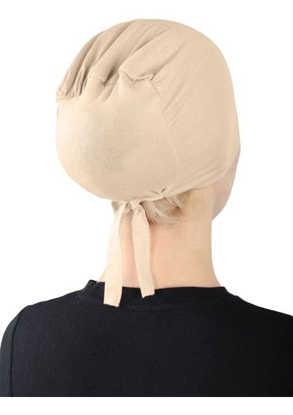 Pileli Geçme Bone - St 256 Bej