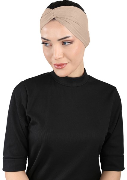 Bandana Çapraz Bone - St 055 Açık Vizon fiyatları