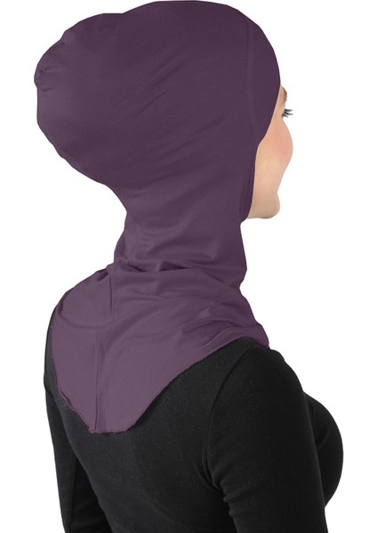Çapraz Hijab - St 232 Mürdüm modelleri