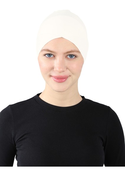 Parizyen Çapraz Bone - St 370 Krem