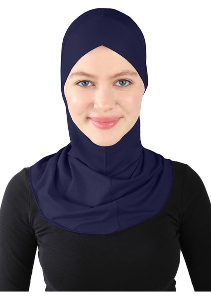 Çapraz Hijab - St 232 Lacivert