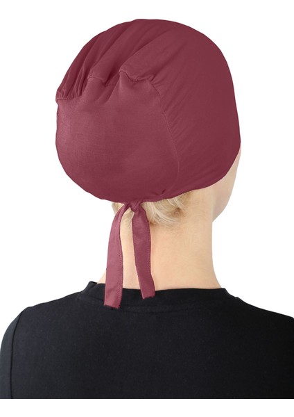 Pileli Geçme Bone - St 256 Bordo
