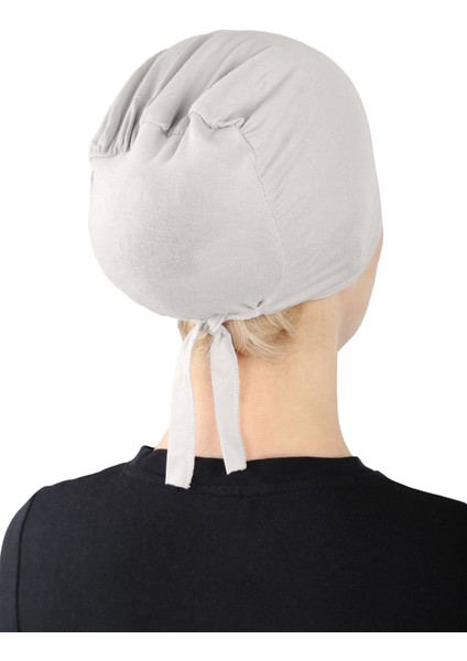 Pileli Geçme Bone - St 256 Açık Gri